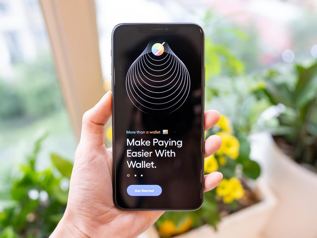real mobile payment app interface for business services